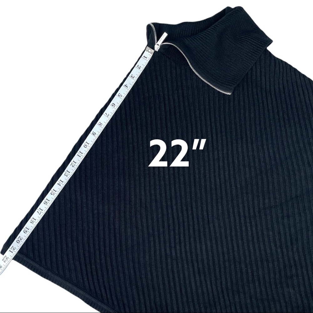 ❌❌❌Michael Kors Black Knit Poncho - Picture 11 of 14